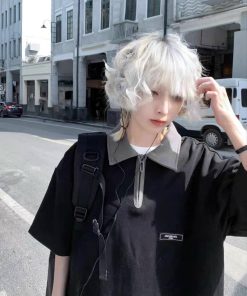 ÁO POLO NGỰC ĐEN ĐI DẠO PHỐ