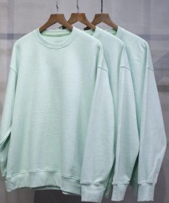 Áo Sweater Trơn Tay Bông Hồng Chất Nỉ-2